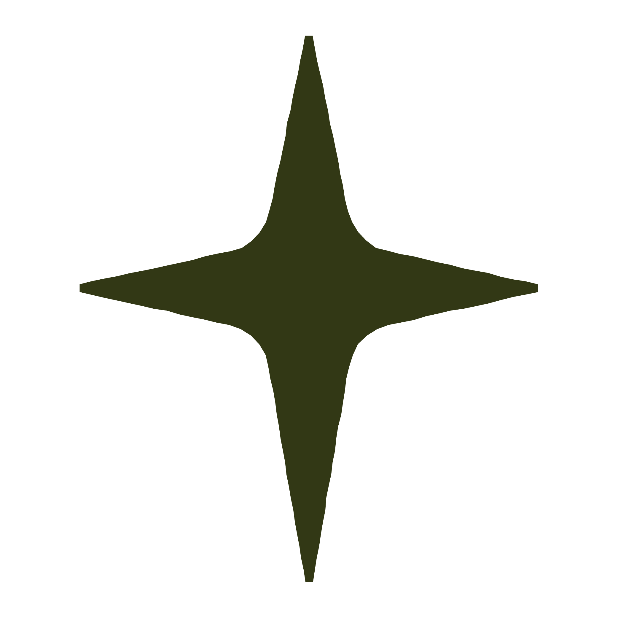 Geometric drawing of an outline square with sections divided by vertical, horizontal, and diagonal lines.