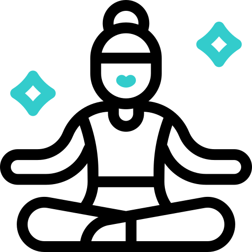 Icon of two blue diamonds and a hollow circle with two smaller dashes above it.