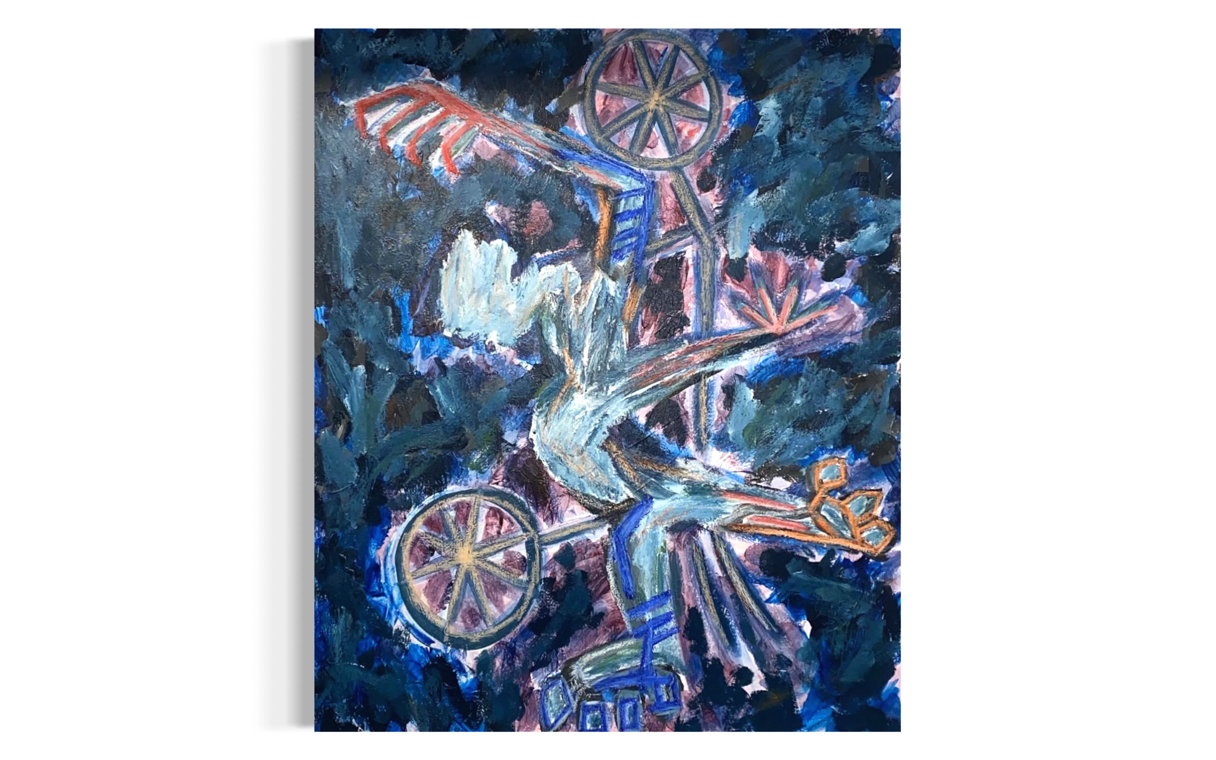 The man who crashed his bike