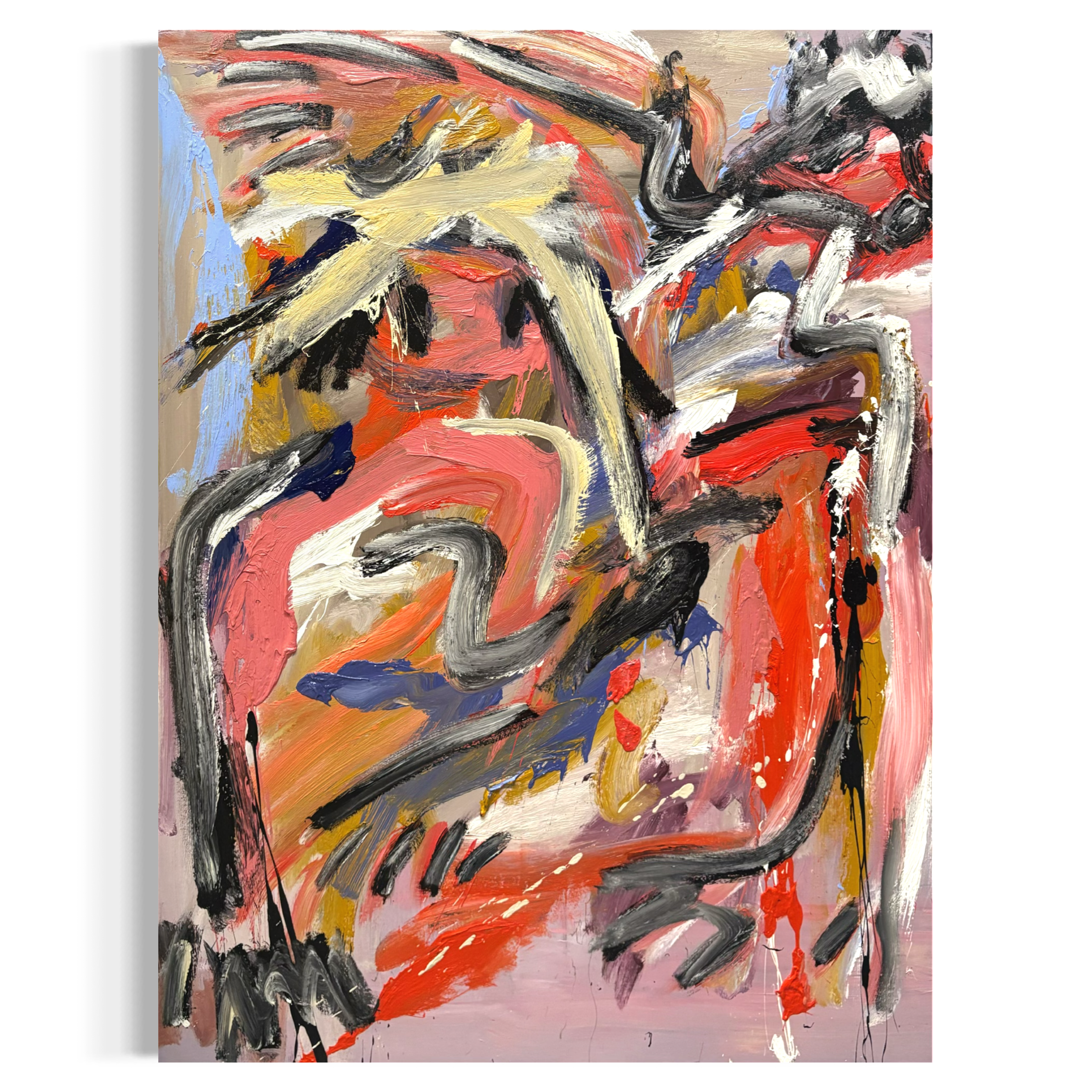 Everything at once, but the mountain never moves