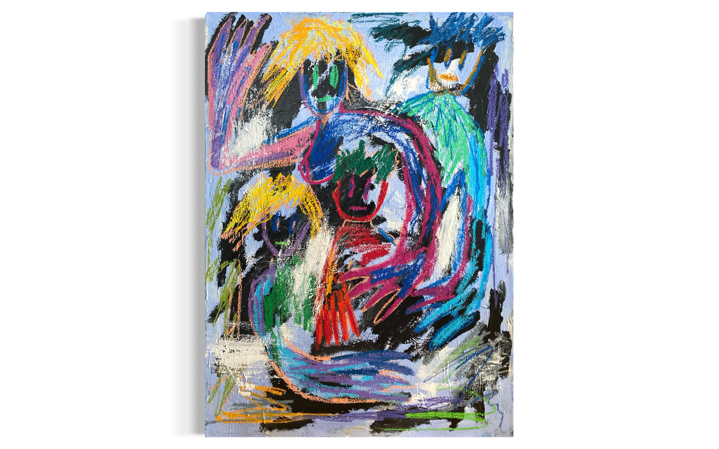 The shadows dance upon the walls