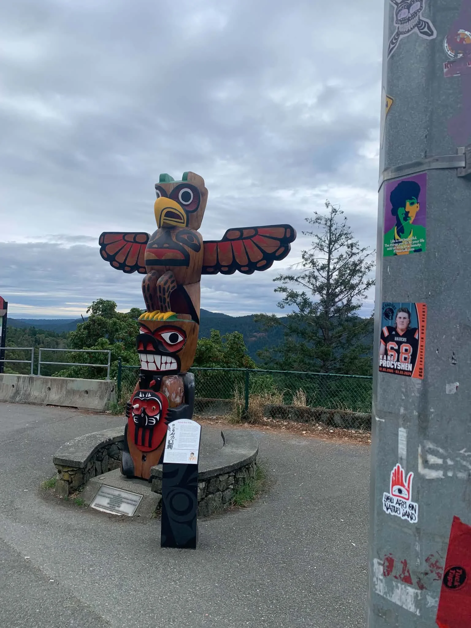Vancouver Island at the summit of the Malabar (CLICK PHOTO)