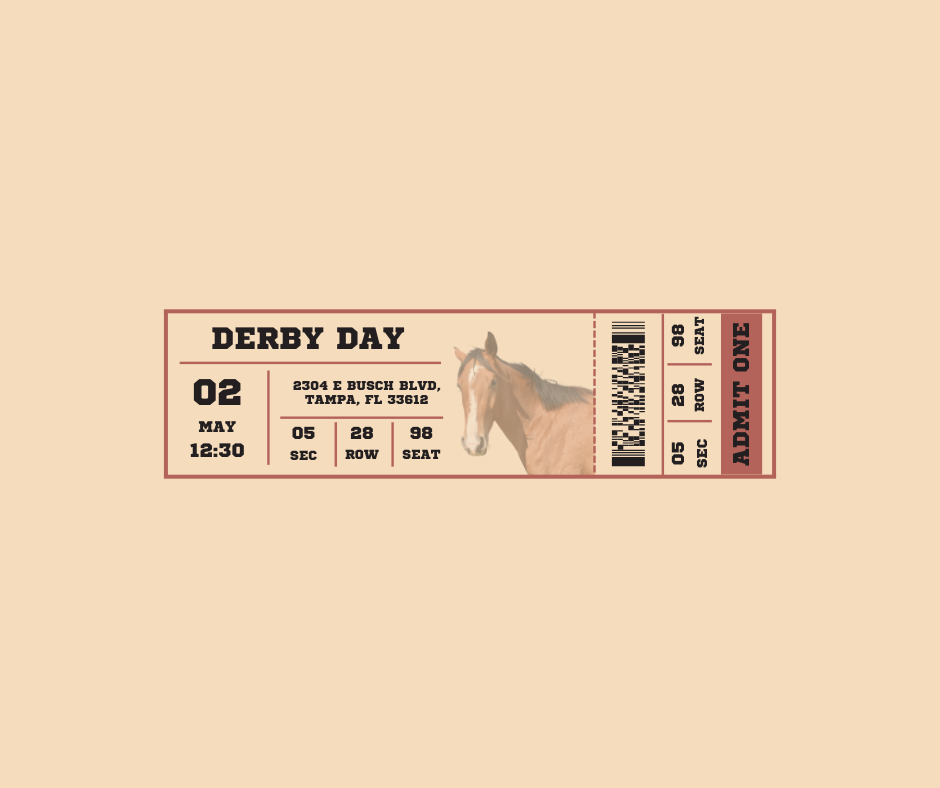 Derby + Wine Soiree Ticket