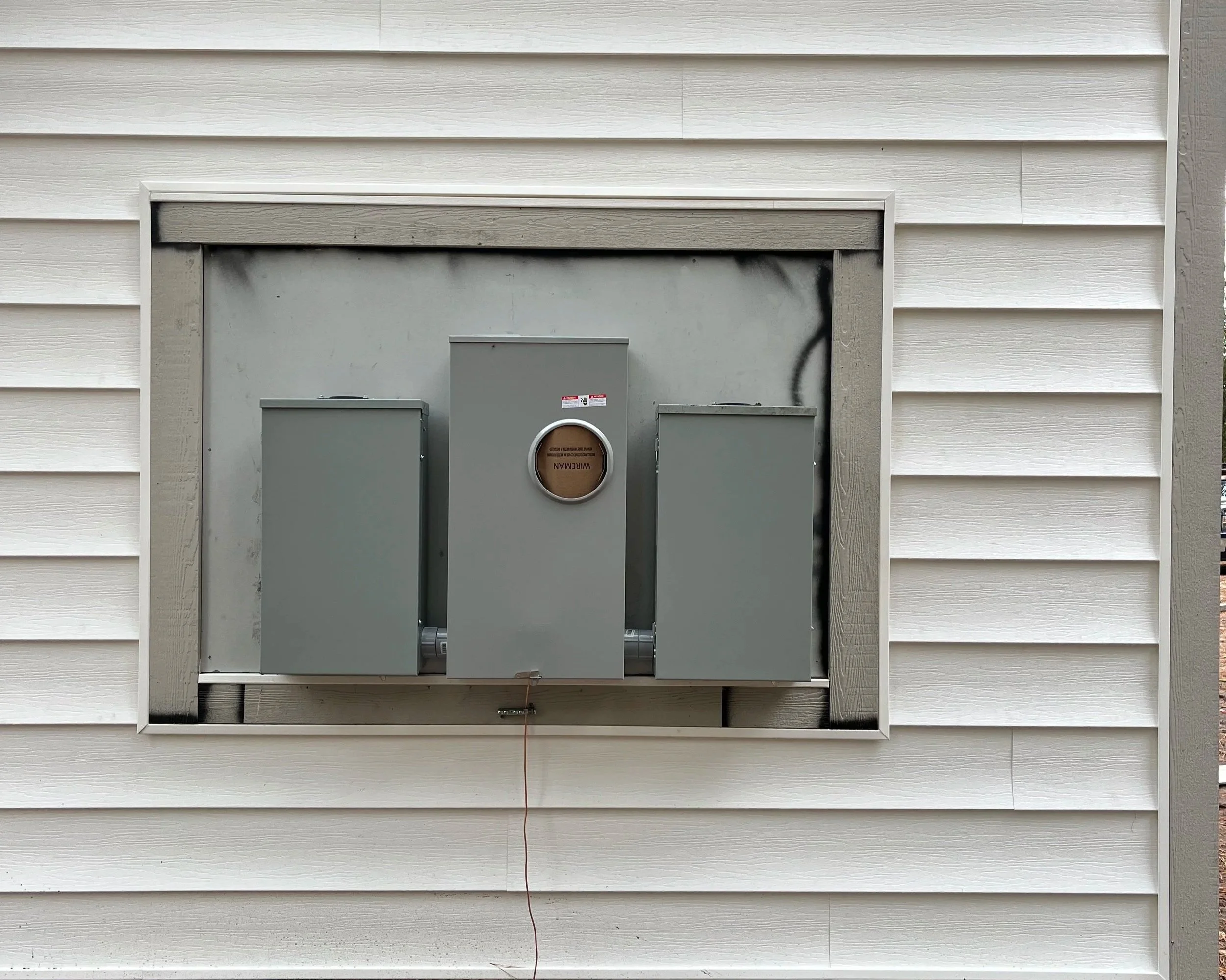 Electrical meter base installation service by licensed electrical contractor