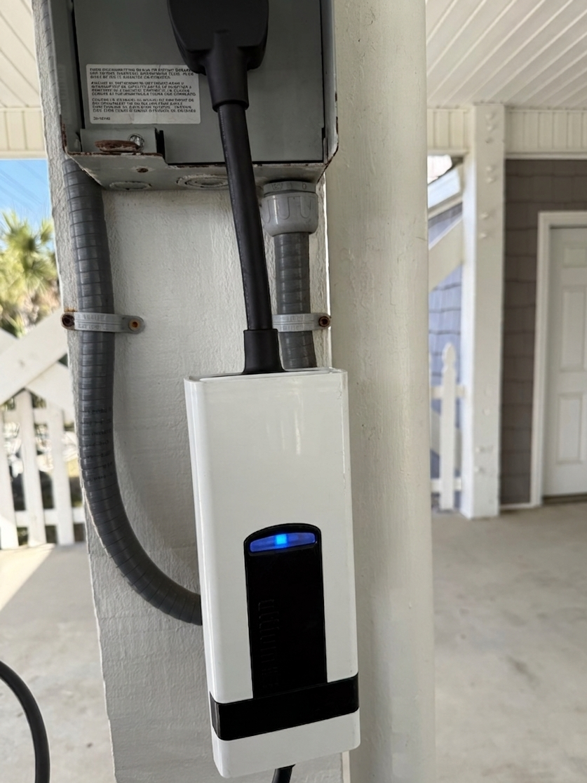 EV charger installation and servicing by licensed electrical contractor Waterside Electric LLC