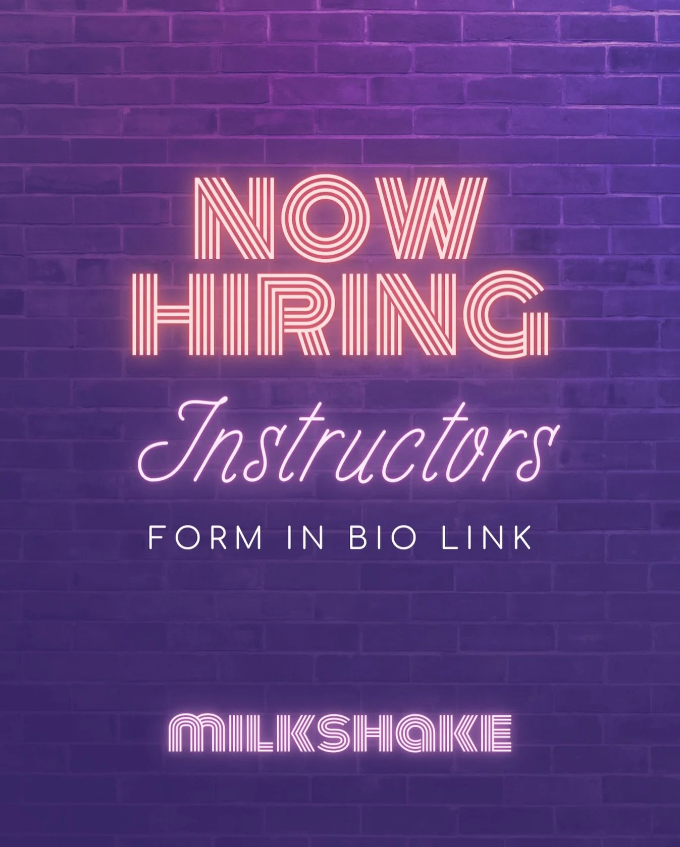 ✨ The Babehood is growing, and we want YOU in it. 💜
MILKSHAKE opens this January and we&rsquo;re training instructors now! 🪩
Apply through the link in our bio and help us build an inclusive, vibey dance community. ✨