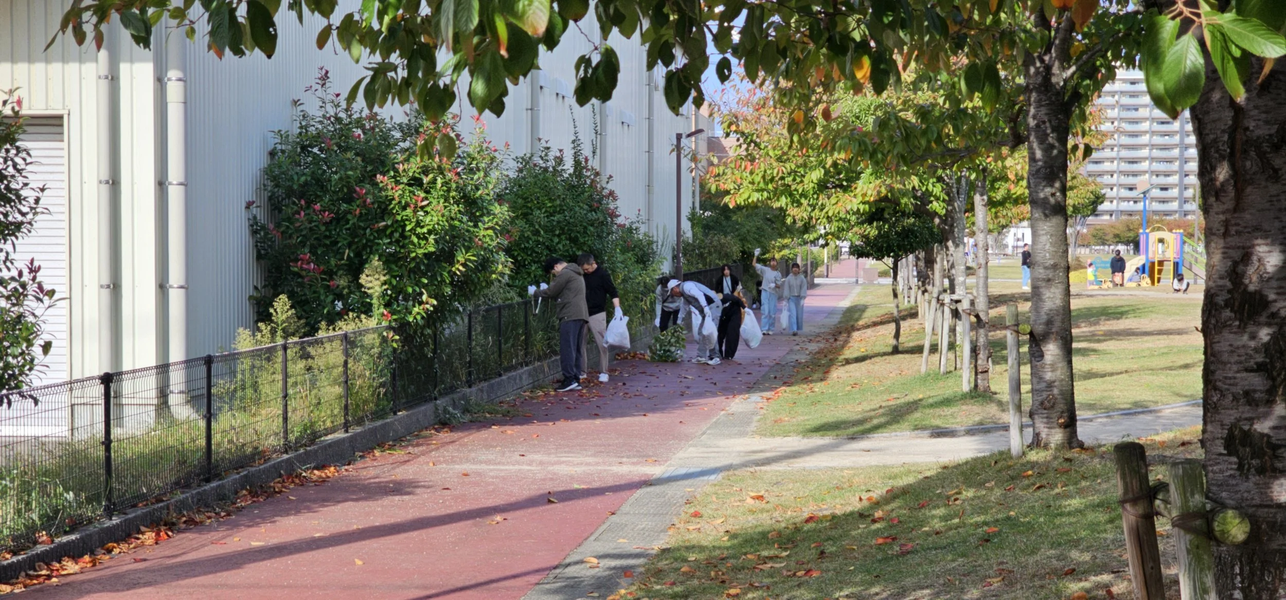 秋の一斉清掃活動