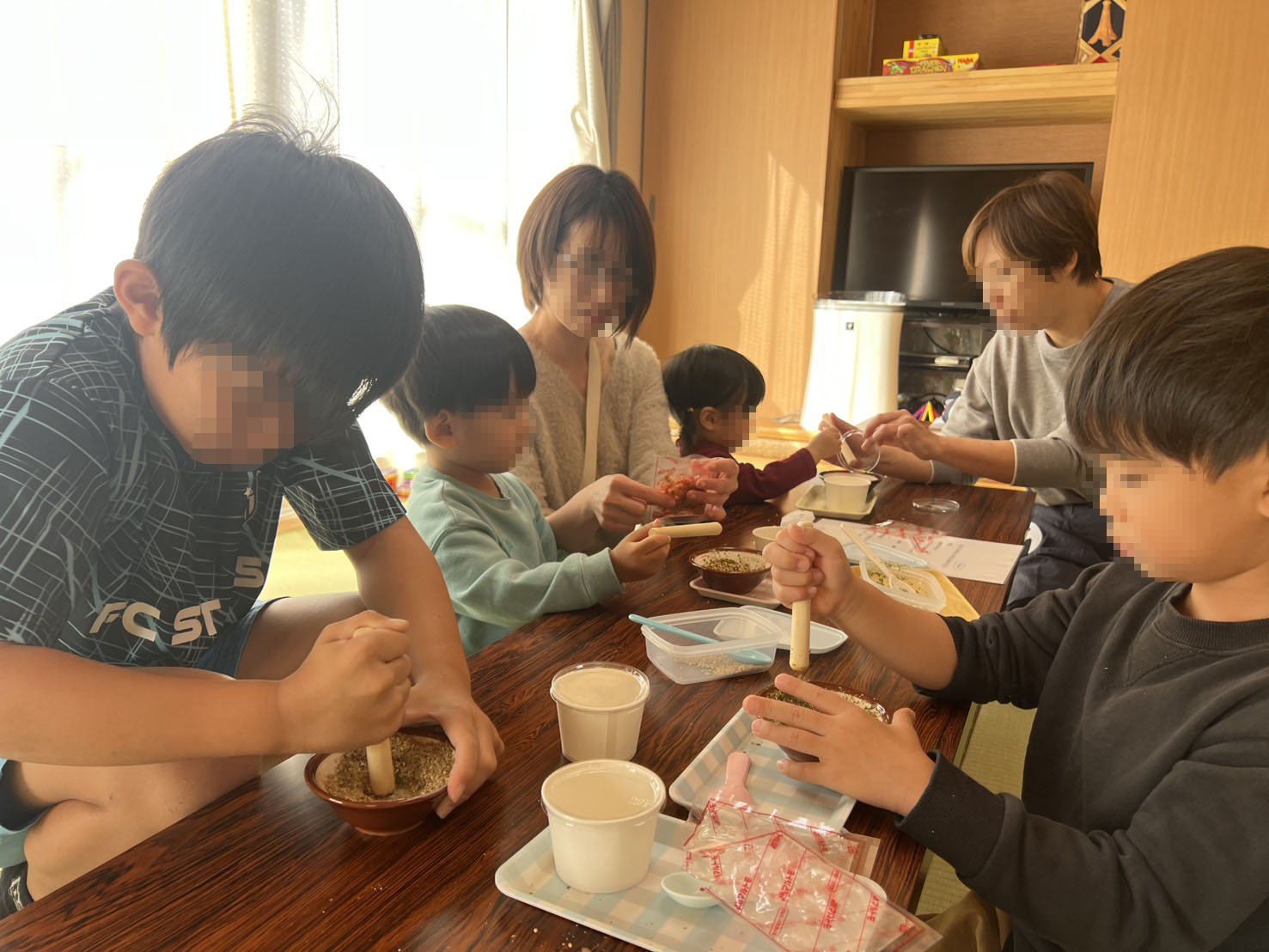 親子で食育。ふりかけ作り&ランチ交流会