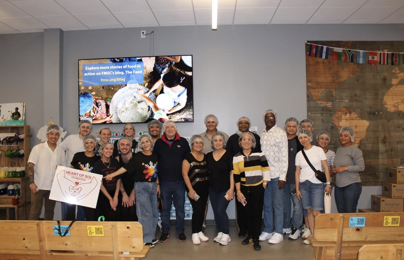 Q1 Community service at feed my starving children