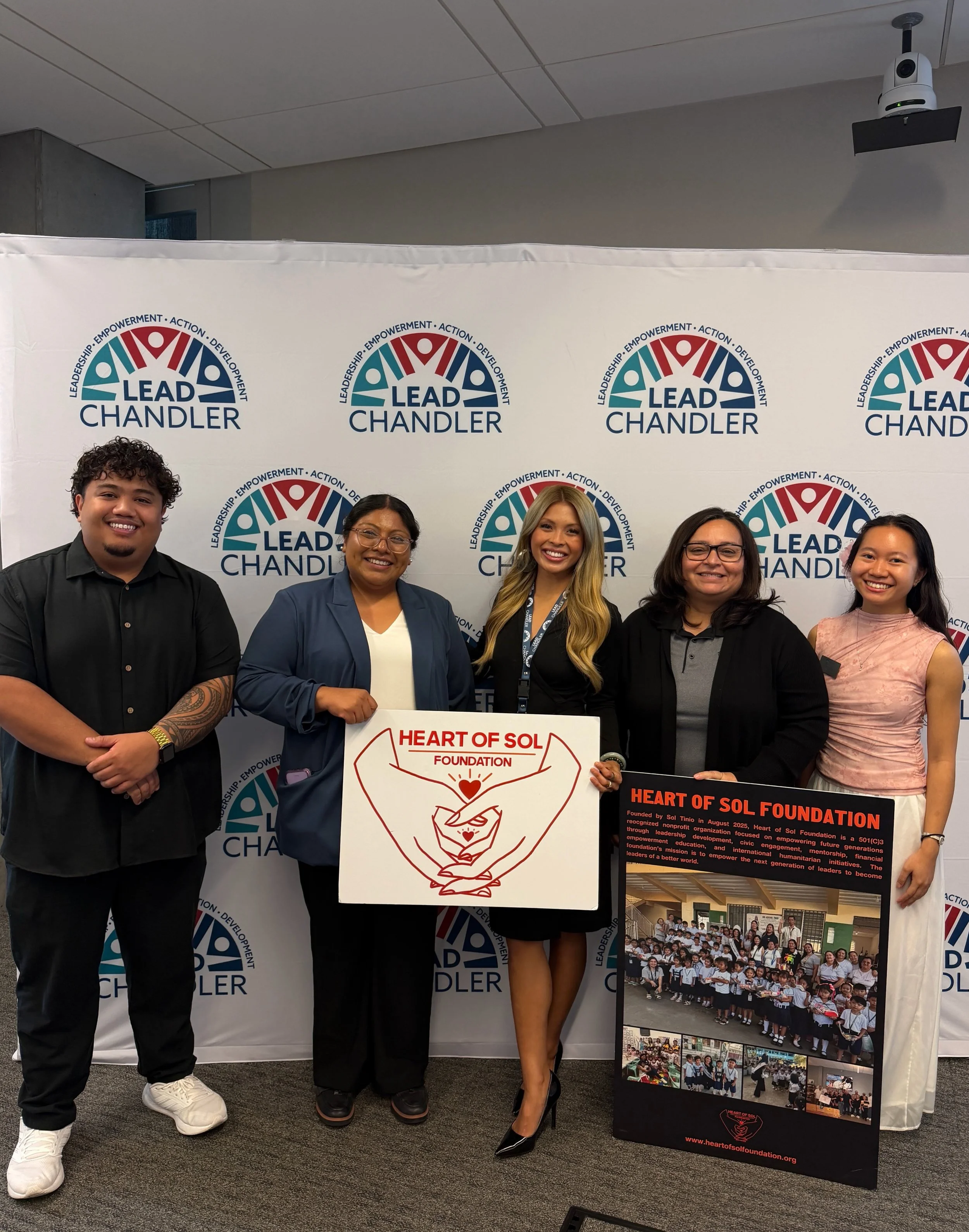 Today, Heart of Sol Foundation had the pleasure of collaborating with the City of Chandler's youth initiative called Lead Chandler. Lead Chandler organized a Youth Leadership Conference called Level Up: The Recipe for Success. We had a time slot to p