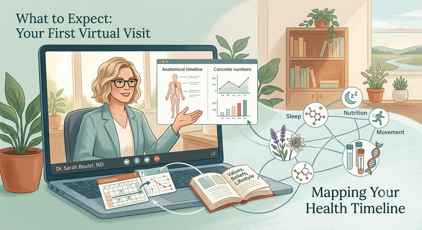 What to Expect at Your First Naturopathic Appointment (Virtual)