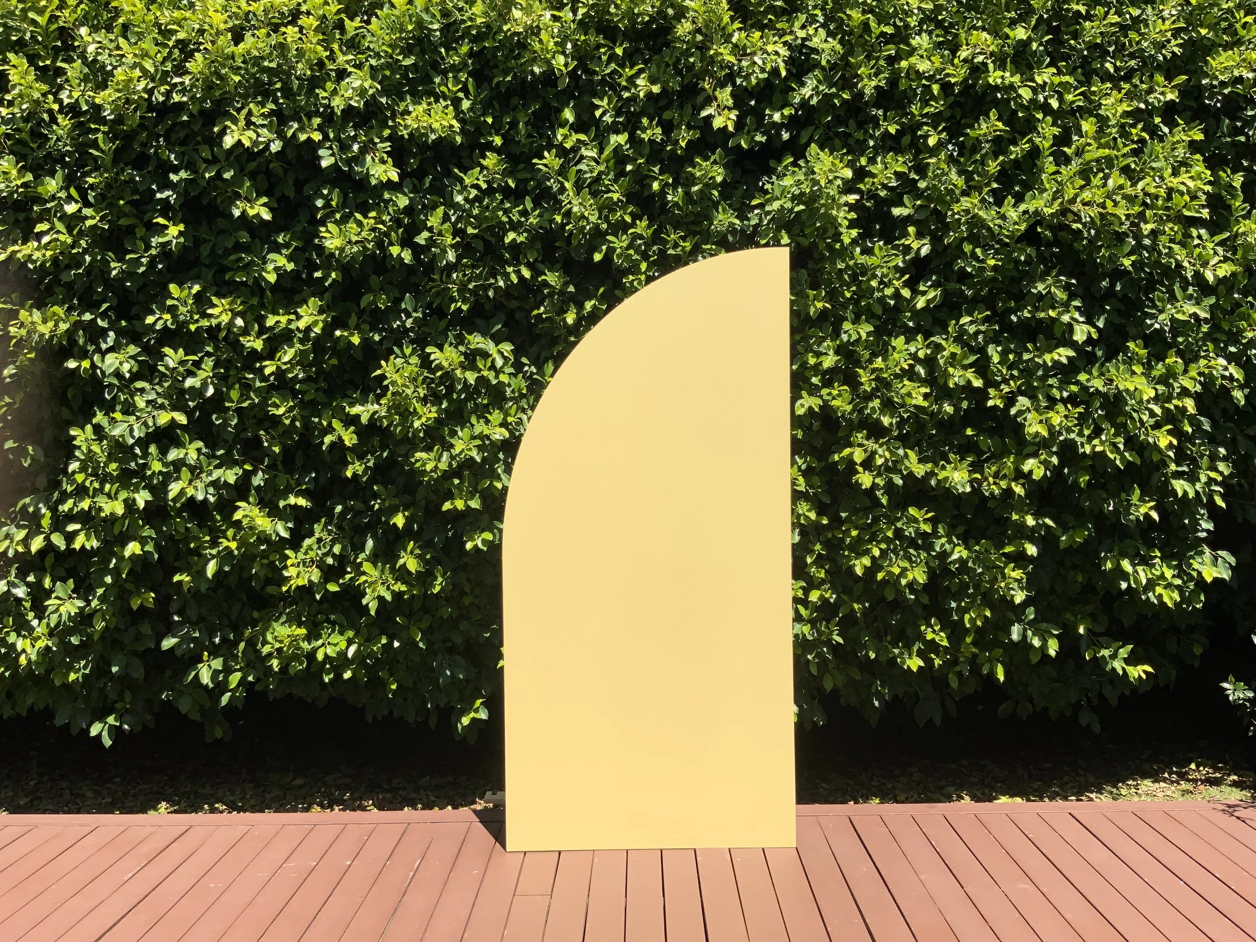 Sail Backdrop Yellow - Left