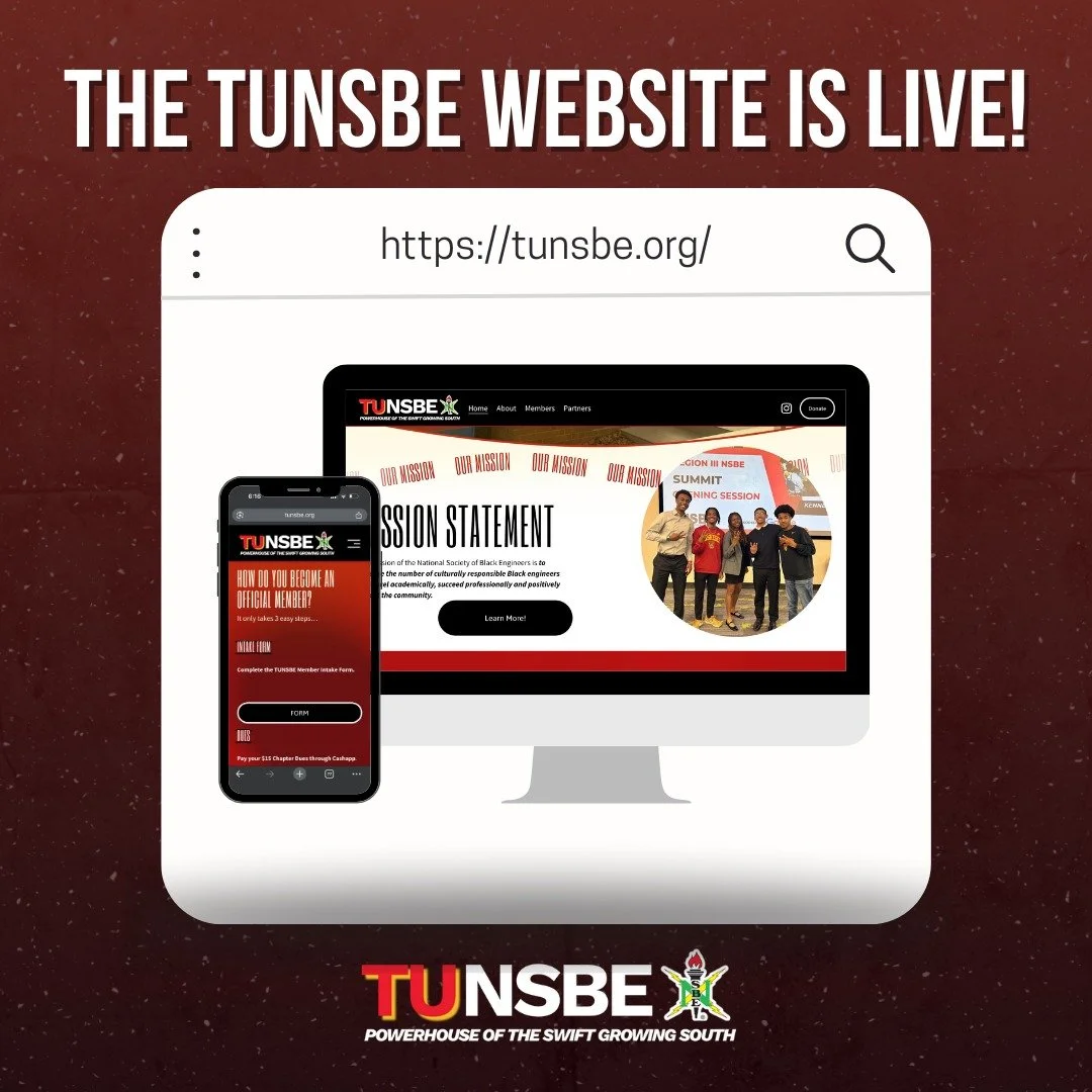Our Website is LIVE! 💻

Upcoming Events, Donation Links, and Membership Information are all available on this website!

Check out tunsbe.org! Link in Bio!
