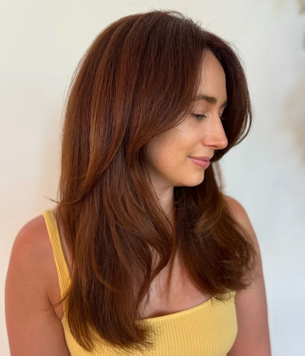 When a haircut has curves in all the right places 🥵 (color by @stylesxlily haircut by me)