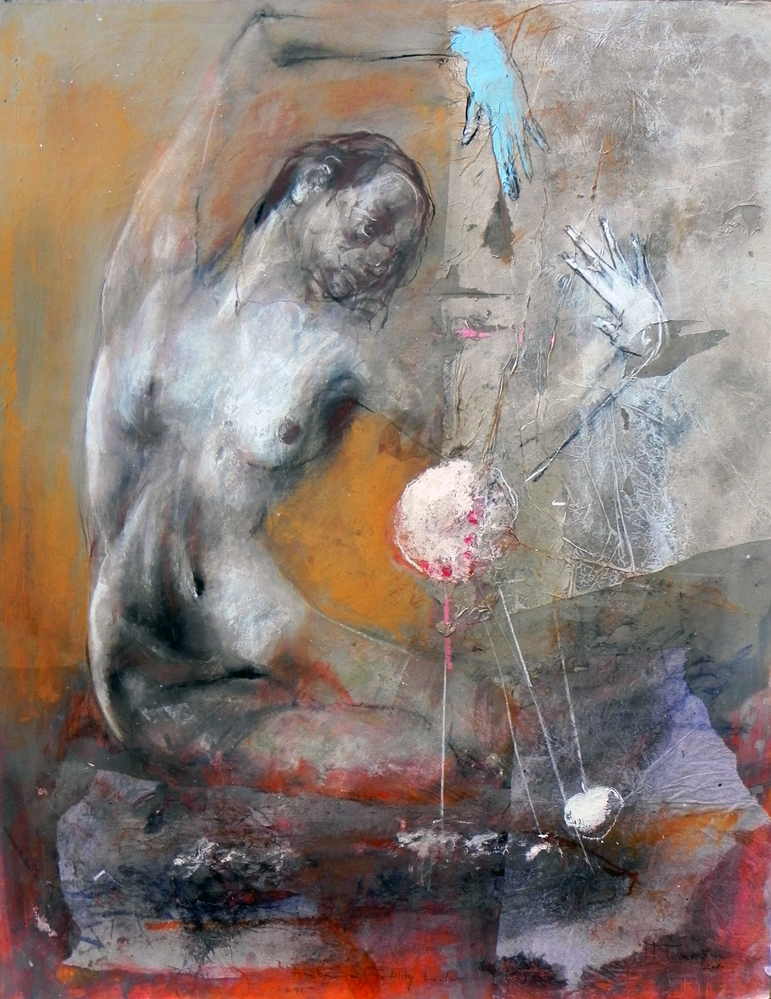 Diagram of a spell, mixed media on paper, 36x28"