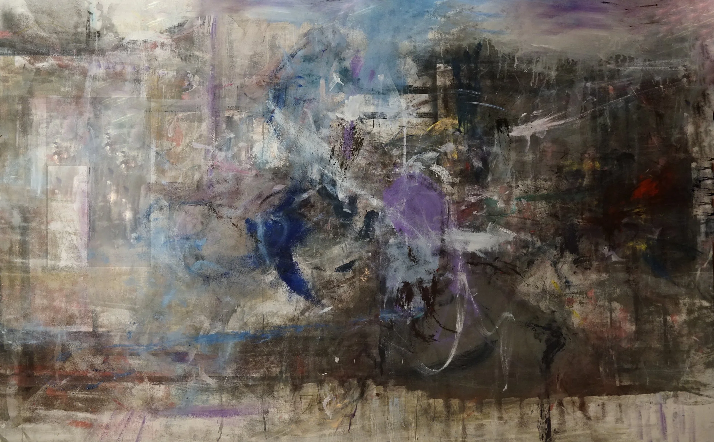 Saint George Slaying the Dragon, Oil on canvas, 145x98"