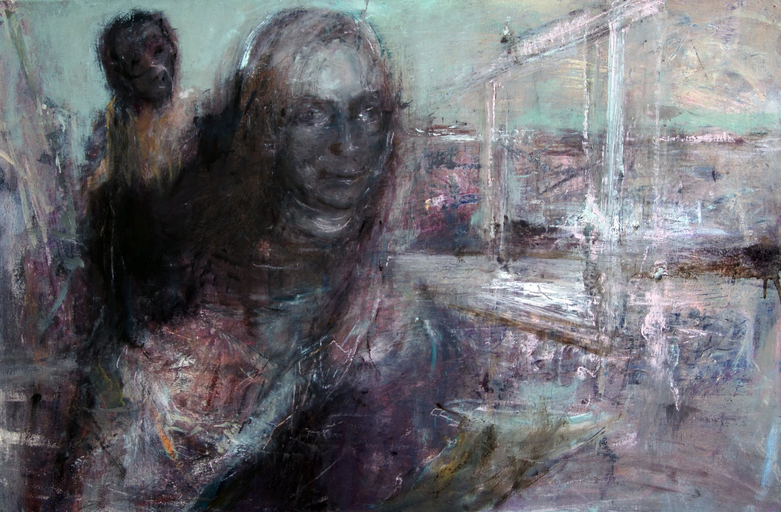 Andrometheus, oil on canvas, 40x54"
