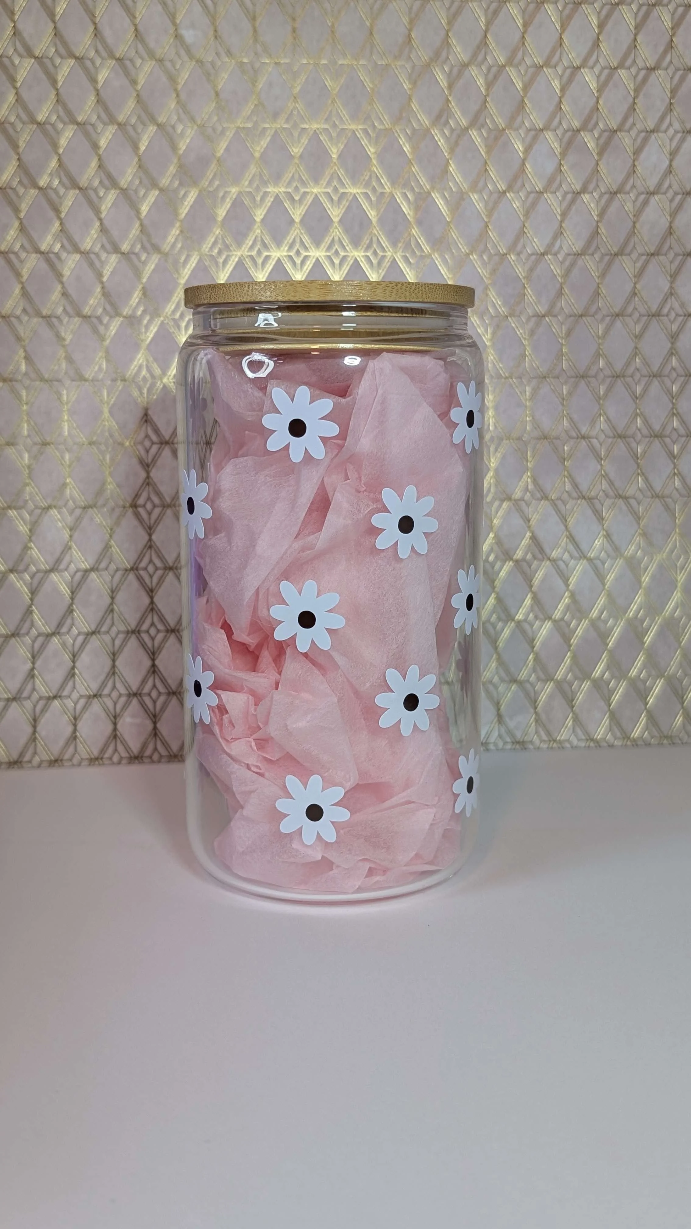 Simple Flowers - Drinking Glass