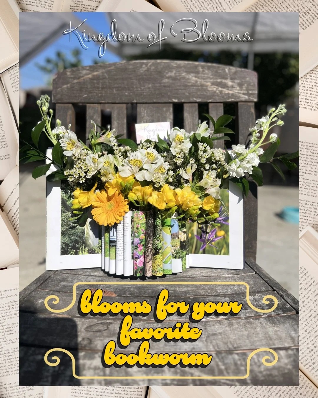 Brighten their day with personalized blooms! 🌼 Let your creativity flourish and see your floral fantasies come to life! 🌷 Reach out today for your tailored quote.

#FloralDreams #PersonalizedBlooms #GetInTouch #KingdomofBlooms