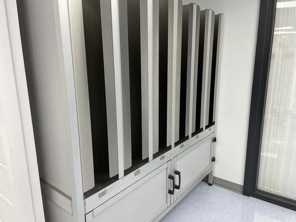 Cleanroom Smock Storage Unit — Hogan Engineering Services