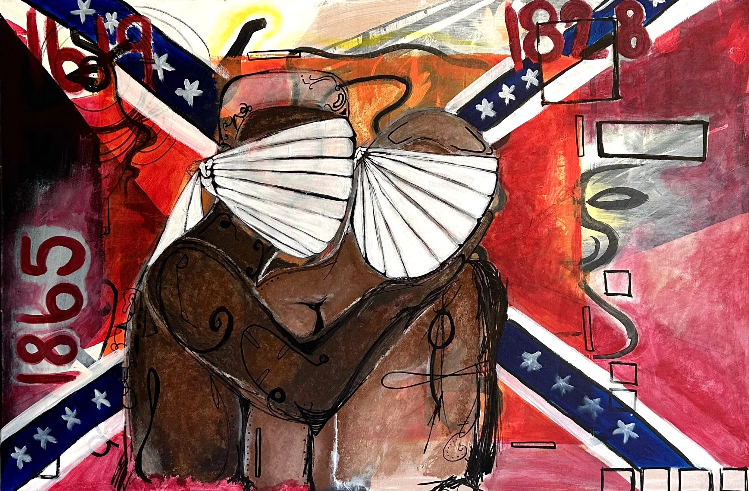 Taking Dimes Original Canvas