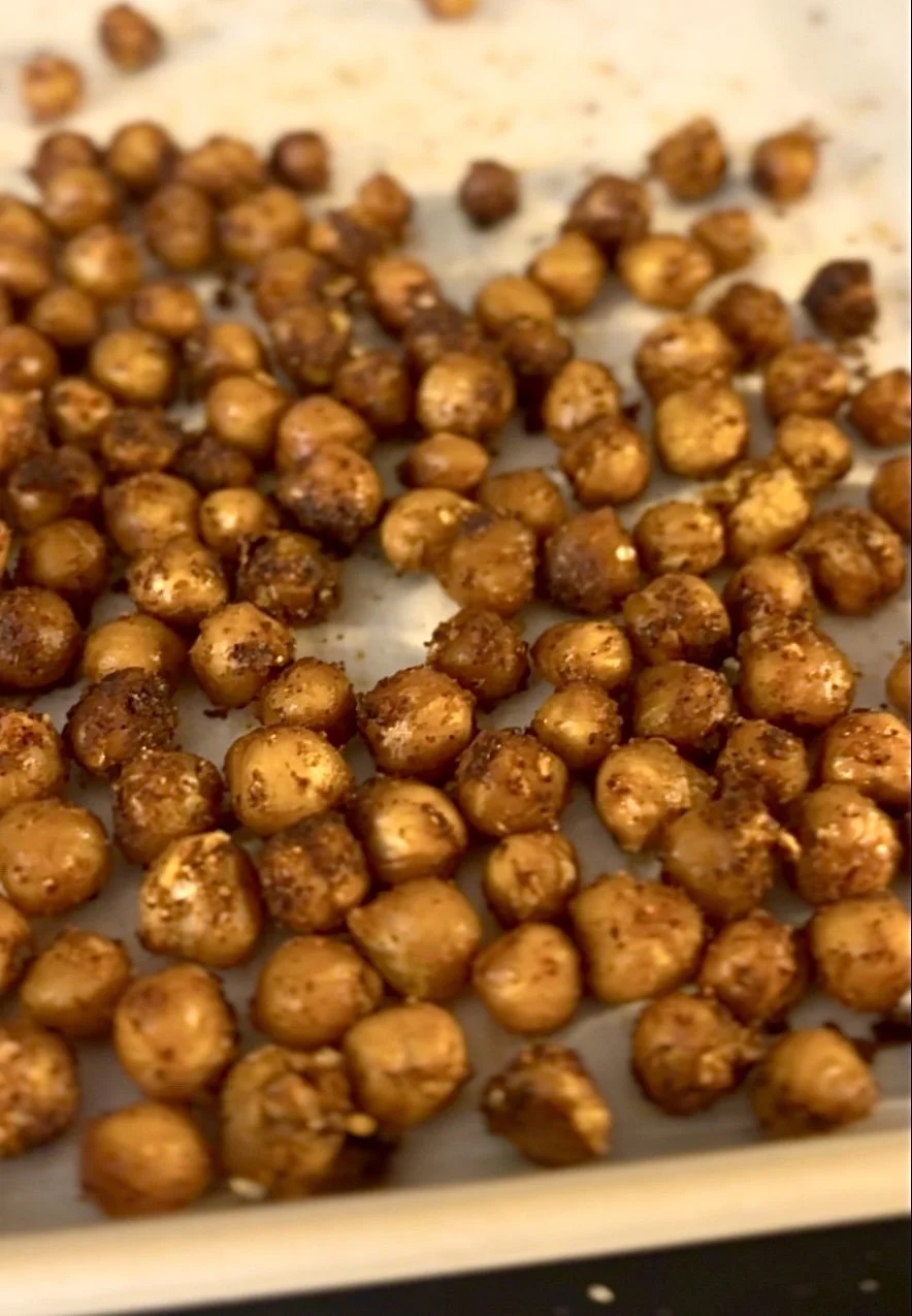 Savory Roasted Chickpeas--GF, Vegan, Made without top allergens