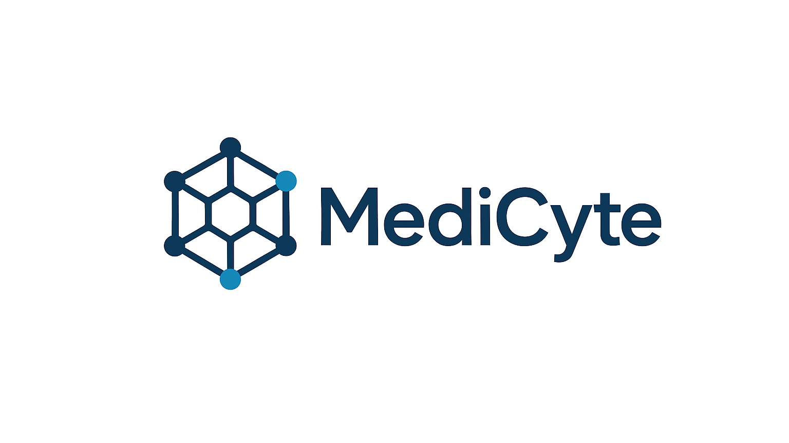 Medicycle logo with a stylized molecular structure next to the word 'Medicycle' in dark blue text.