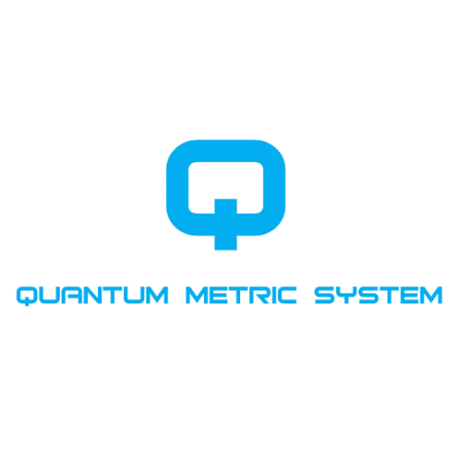 Logo of Quantum Metric System with a stylized blue 'Q' and the company name in blue text.