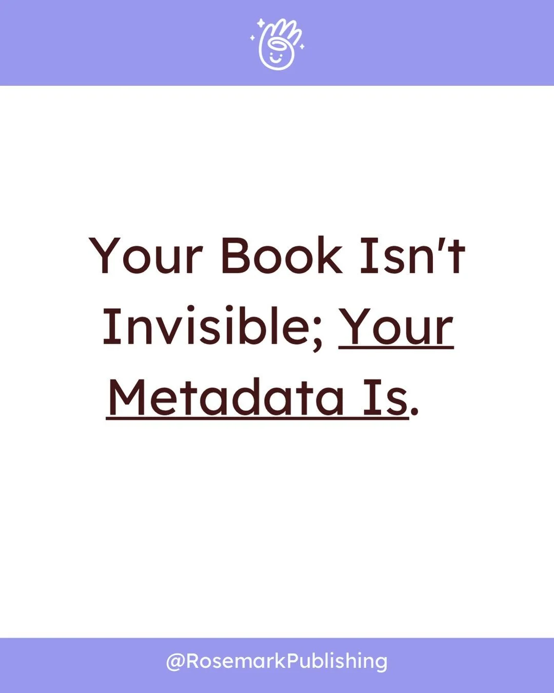 Most first-time authors focus on the writing, the cover, and the publishing step&hellip; but overlook the part that can actually determines whether the book gets discovered at all.

Before your next launch, make sure your metadata is doing more than 