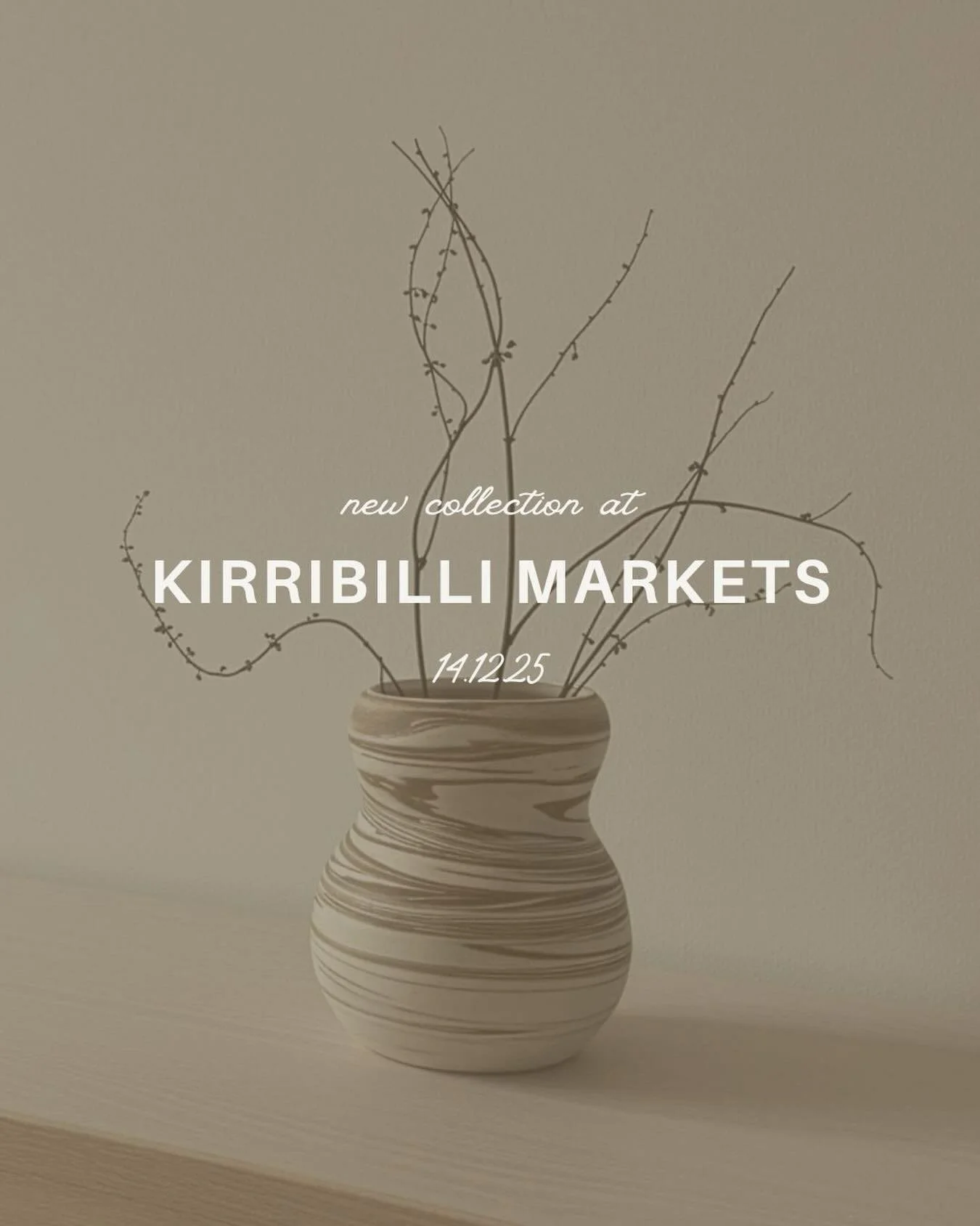 Excited to be at @kirribillimarkets on the 14th of December AND with some exciting new products! 

Save the date 🫶