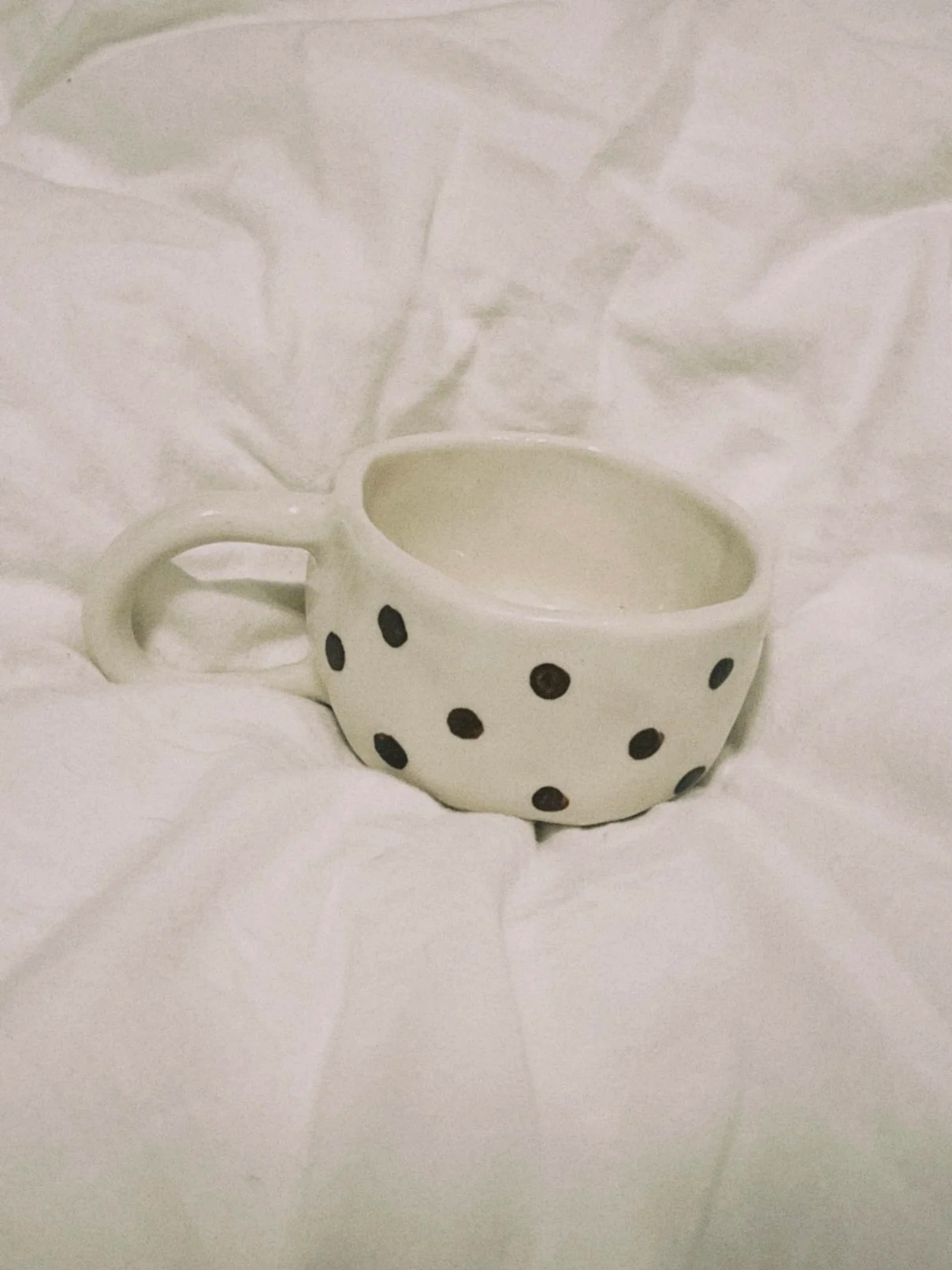 polka dot mug