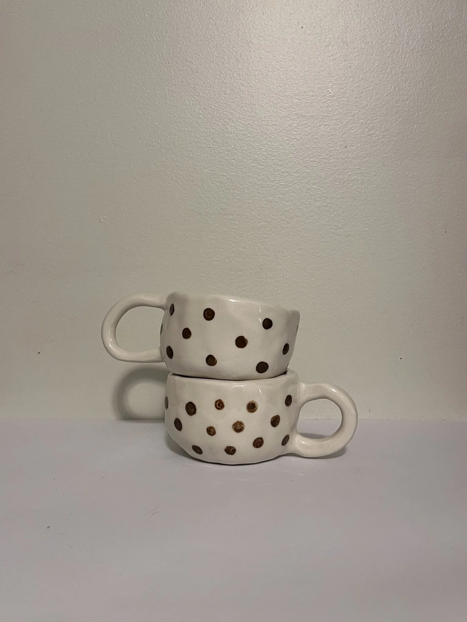 polka dot mug