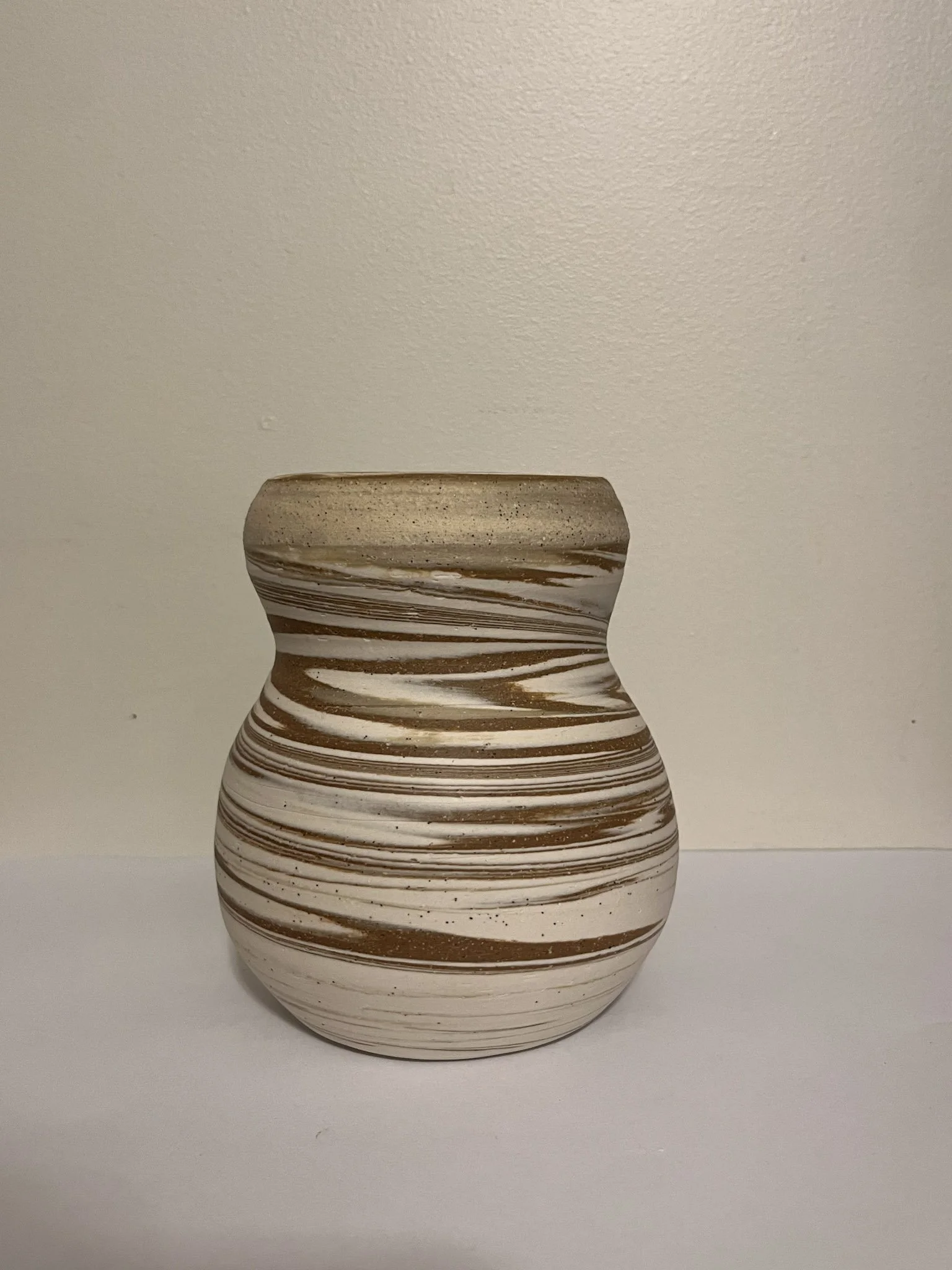 chocolate marble vase