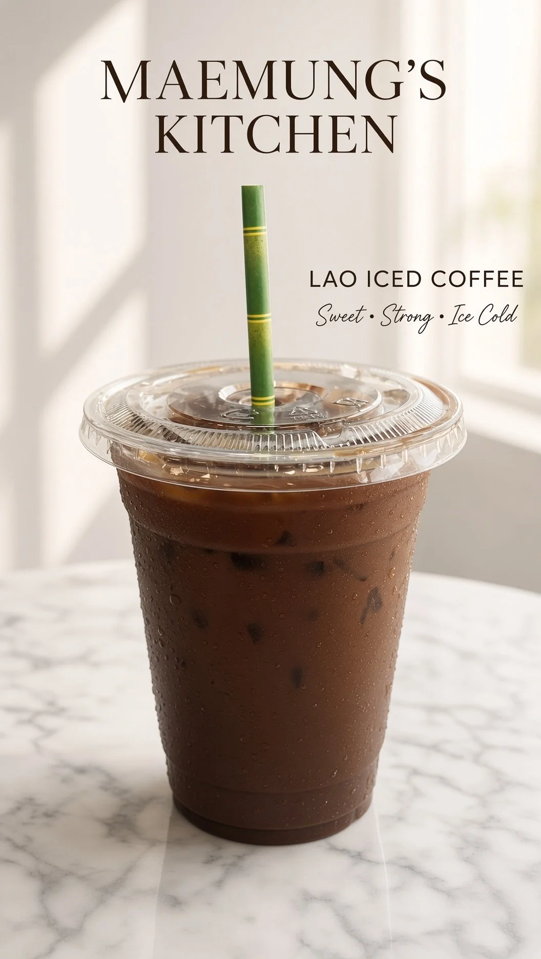 Lao iced coffee - ຫວານ • ແຮງ • ເຢັນຊ້ຳ
