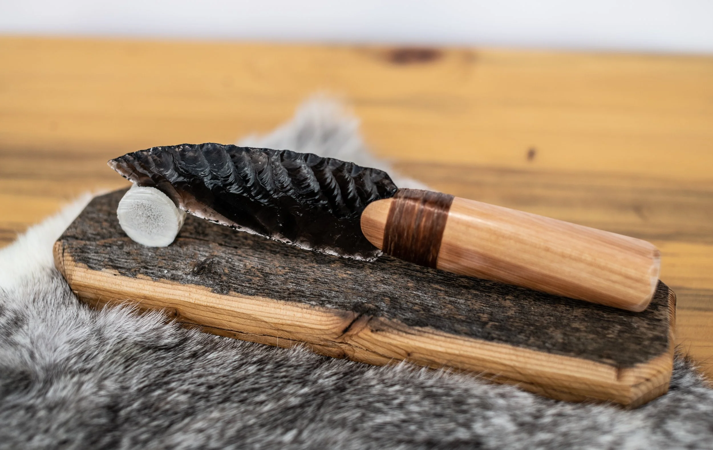 Wooden Handle Knife