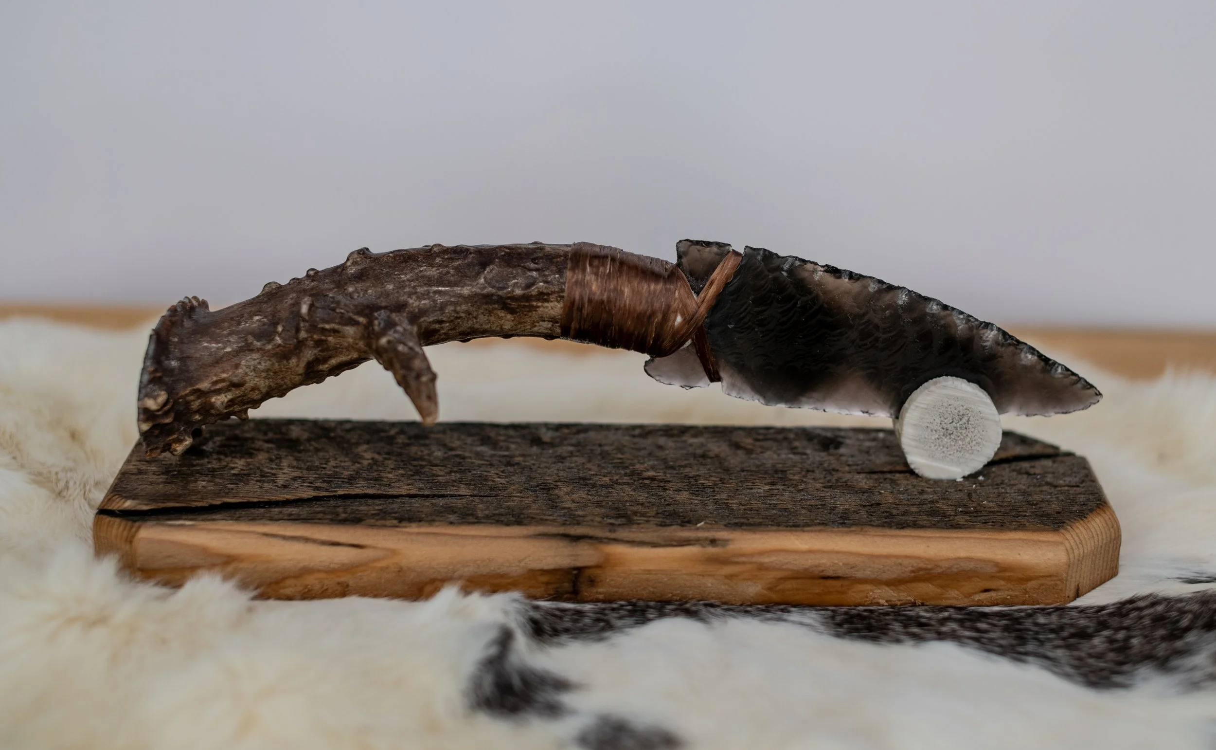 Deer Antler Handle Knife