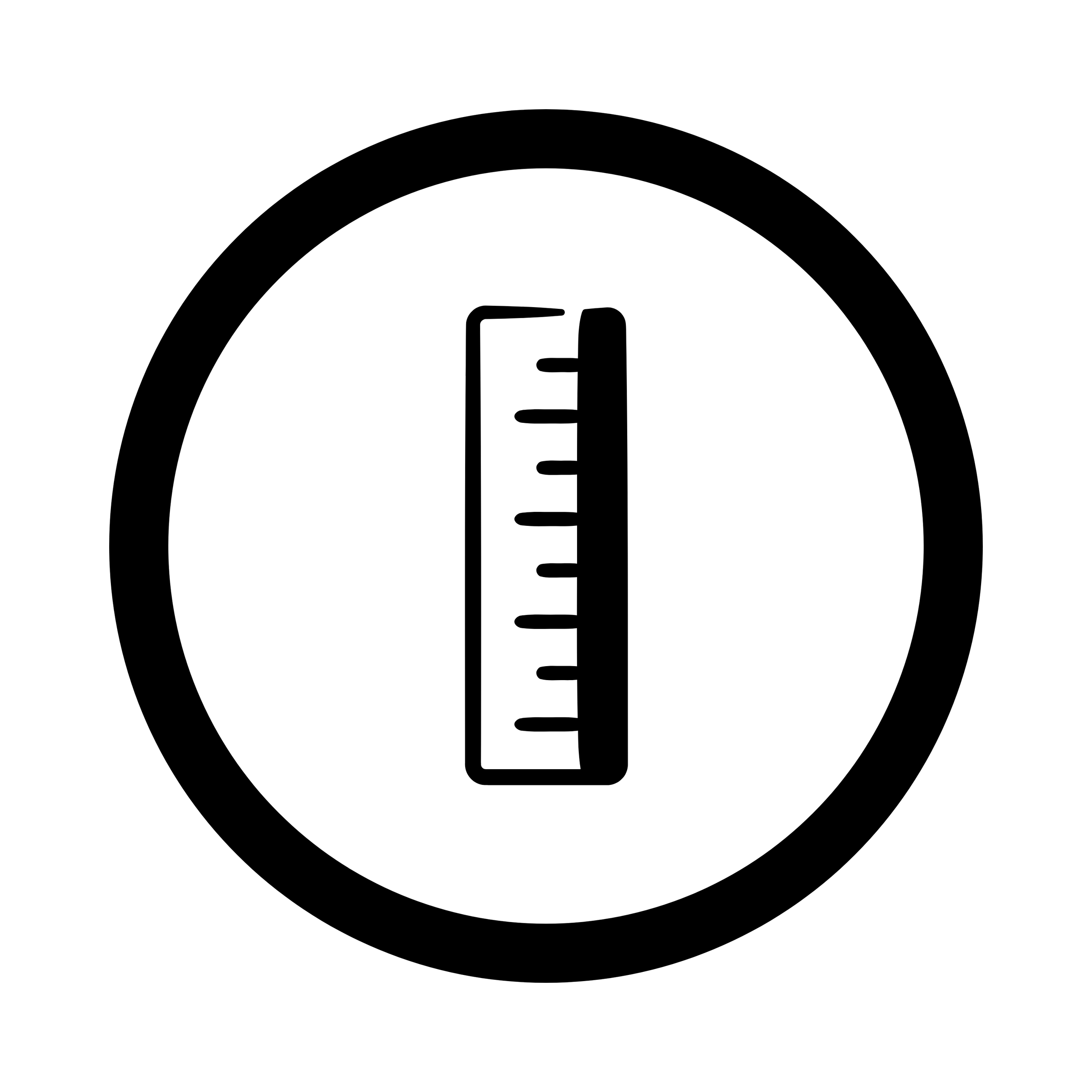 Ruler icon representing distance or yardage measurement.