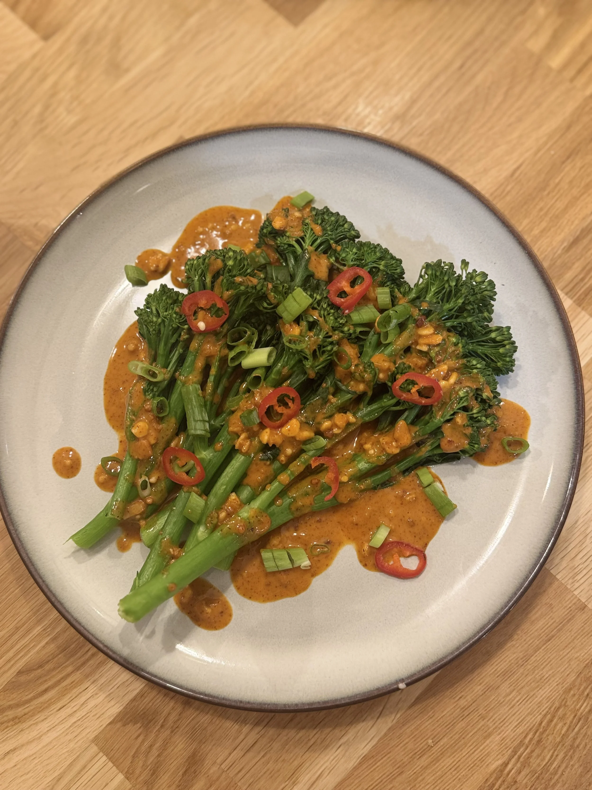 Gochujang Peanut Broccoli