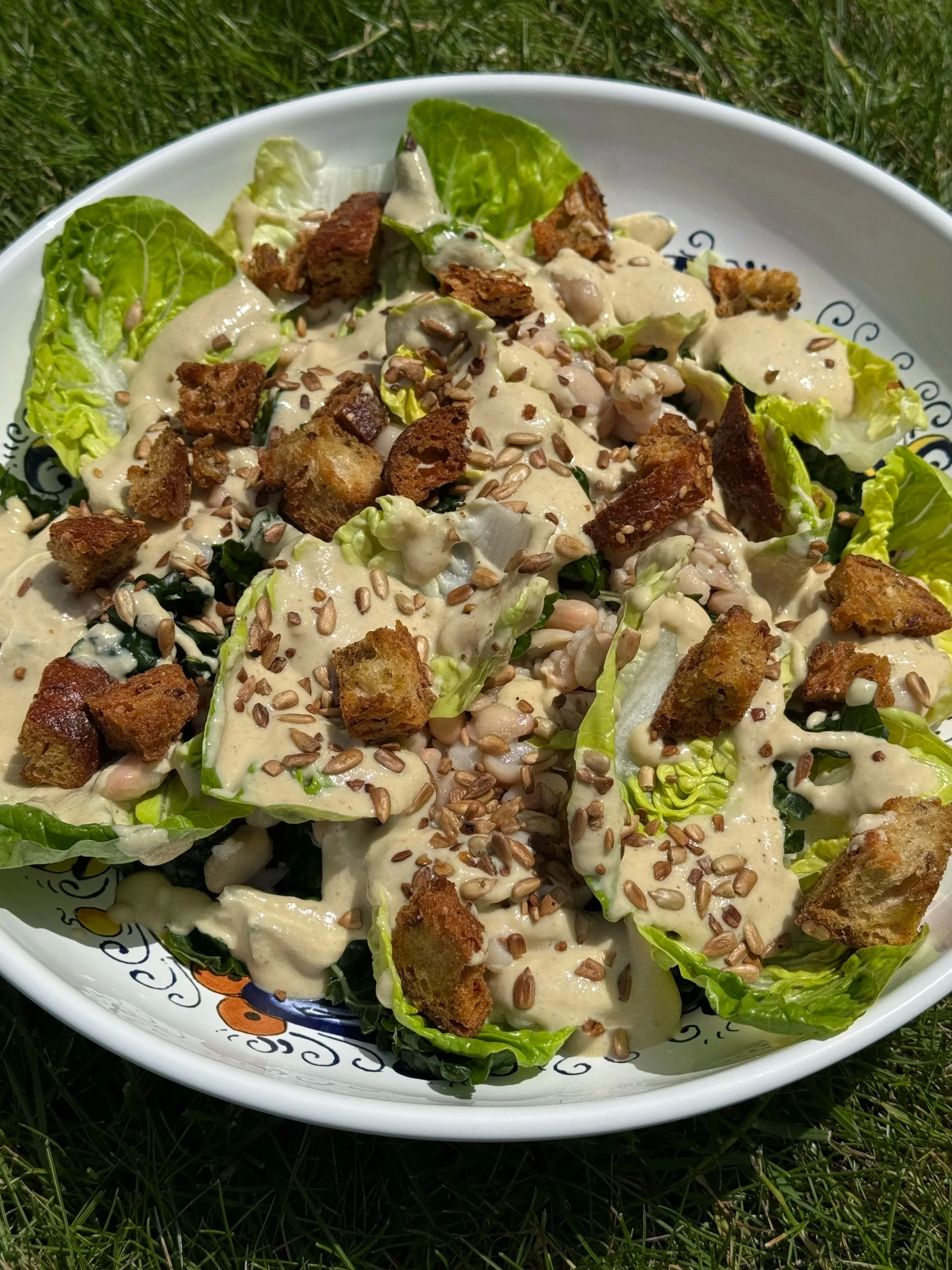Tempeh Caesar Salad