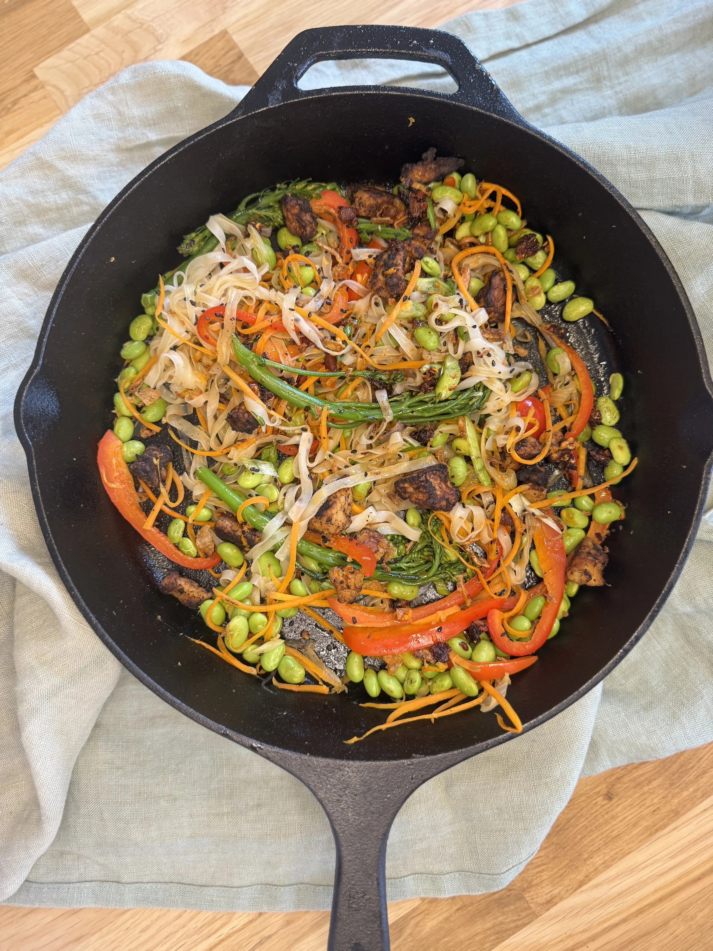 Chilli Tempeh Noodles
