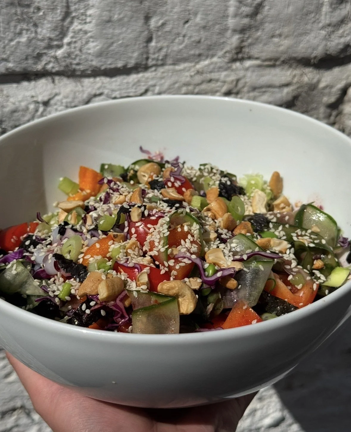 Gochujang Nori Noodle Salad: