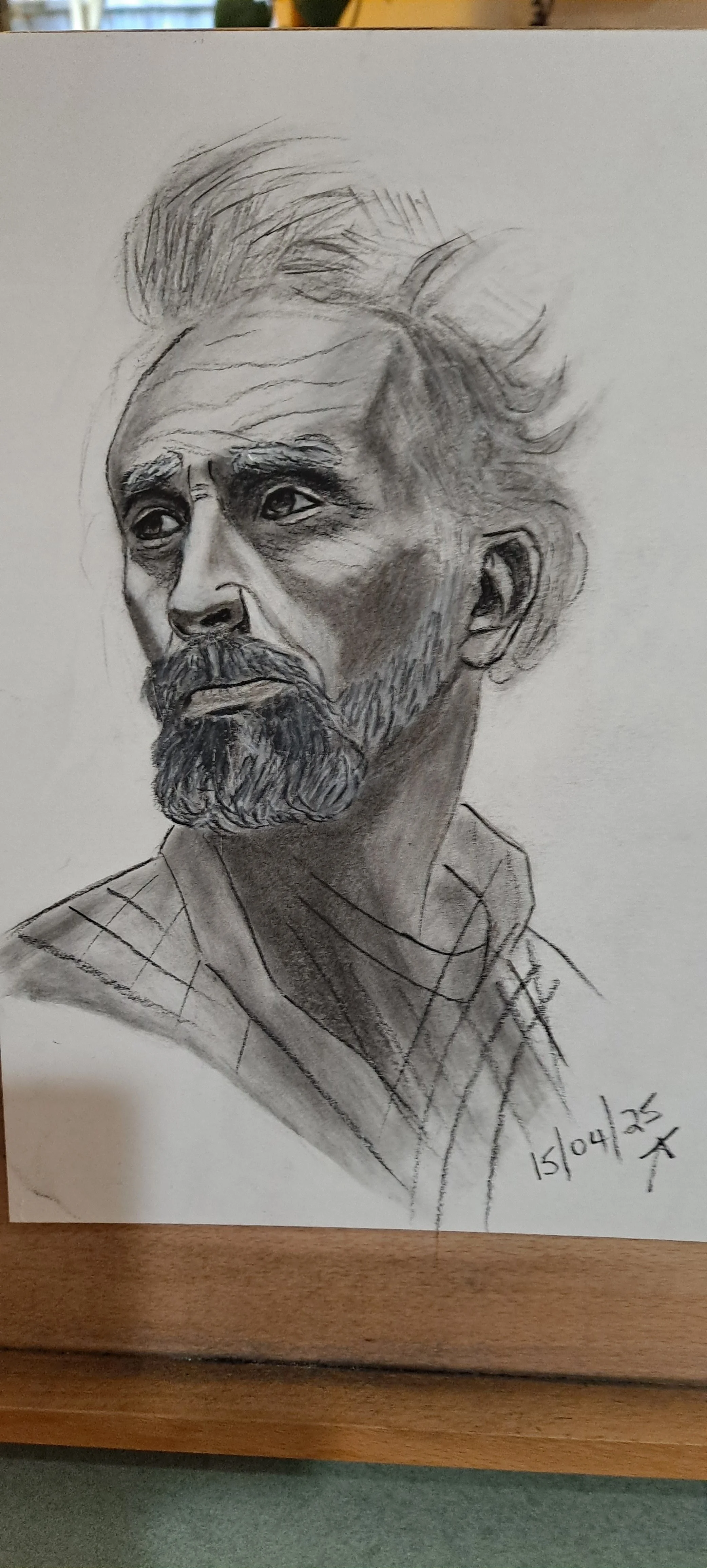 Robert Armstrong, Frontier- resilience, 2025, charcoal.