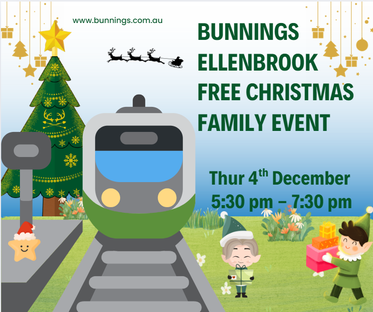 Bunnings Ellenbrook’s Free Family Event for Christmas