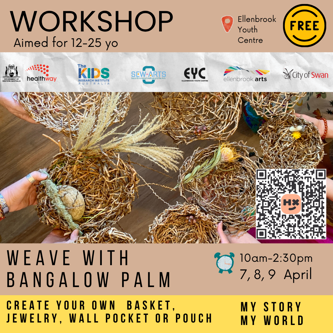 My Story, My World: Weave with Bangalow Palm Workshop (12-25yrs)