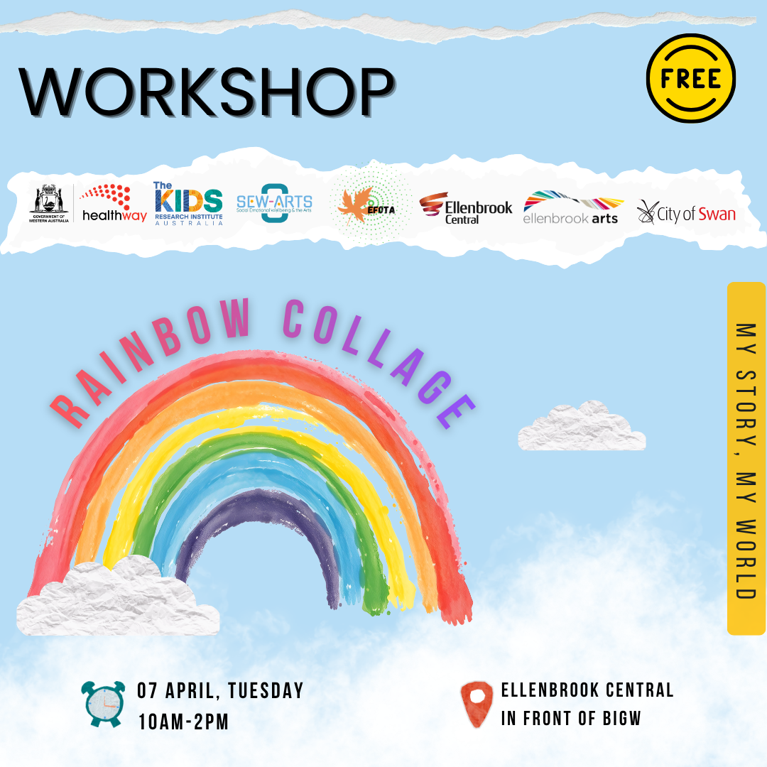 Rainbow Collage Free Creative Workshop 