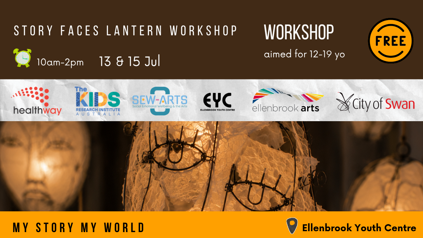 Story Faces Lantern Workshop for 12-19 yo