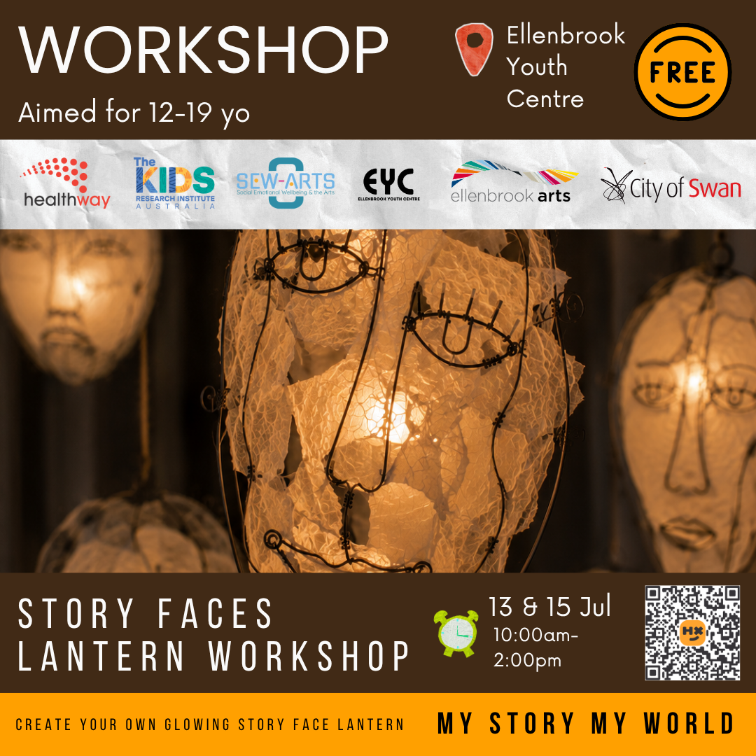 Story Faces Lantern Workshop for 12-19 yo