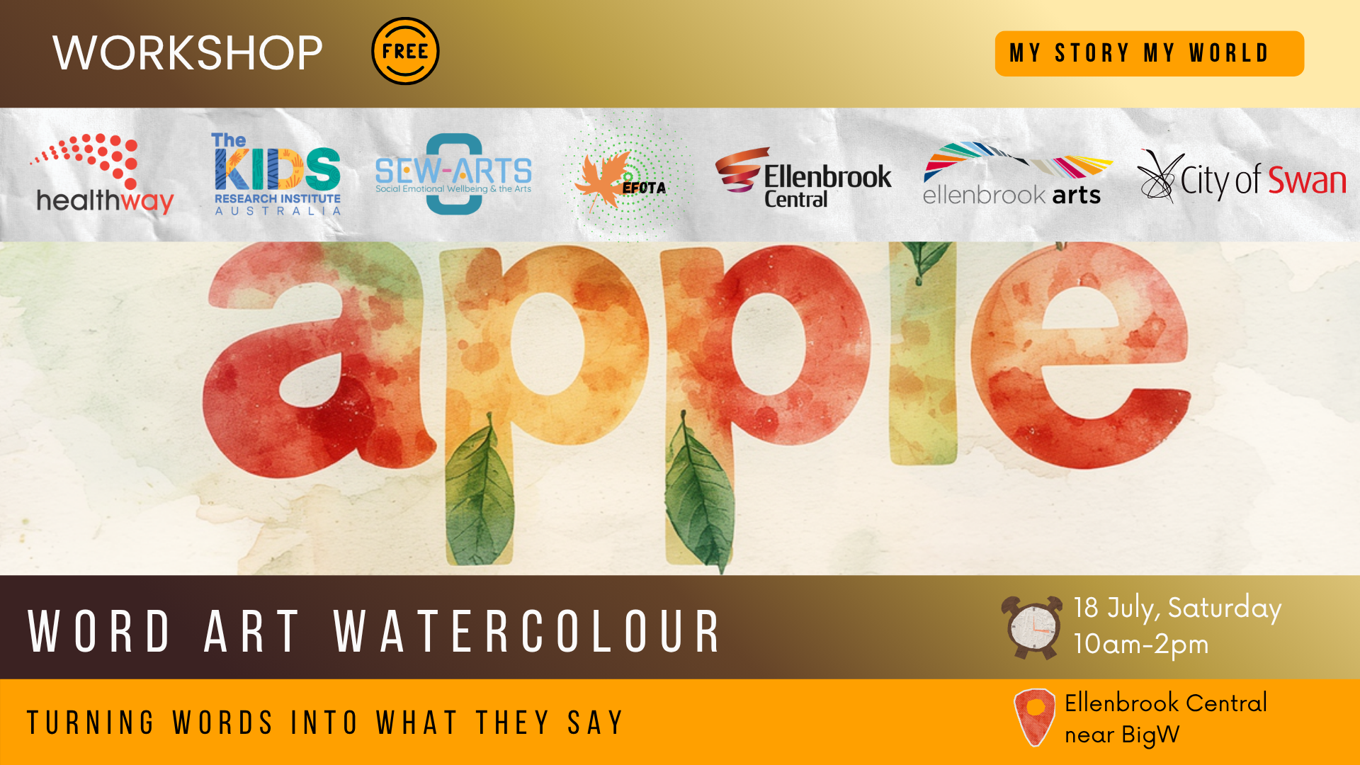 Word Art Watercolour