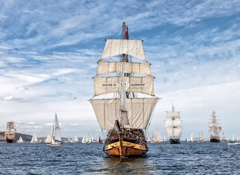 Parade of Sail by Galina Romalis