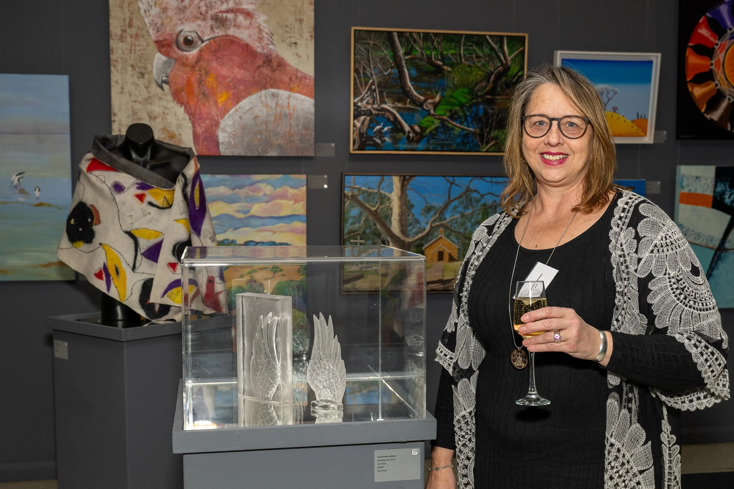 The Wulff Prize for Glass, Sculpture and 3D: Breaking Free by Lee-Caroline Johnson